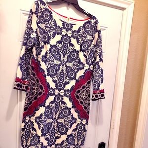 Eliza J 3/4 Sleeve Knit Dress